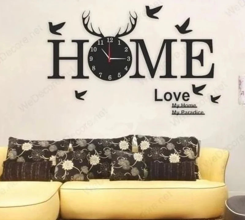 3D Wall Clock – Home Decor | ساعة حائط مودرن