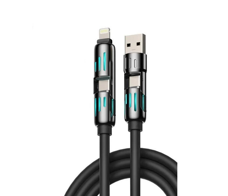 4-in-1 Multi USB Charging Cable كابل شحن USB متعدد 4 في 1