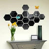 Hexagon Mirror Set – Wall Decor | مرايا سداسية ديكور