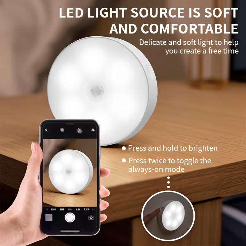 Smart Body Motion Sensor LED  مصباح LED ذكي بحساس حركة