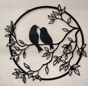 Sparrow Wall Decor – Acrylic Art | ديكور طيور حائط