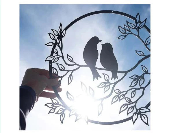 Sparrow Wall Decor – Acrylic Art | ديكور طيور حائط